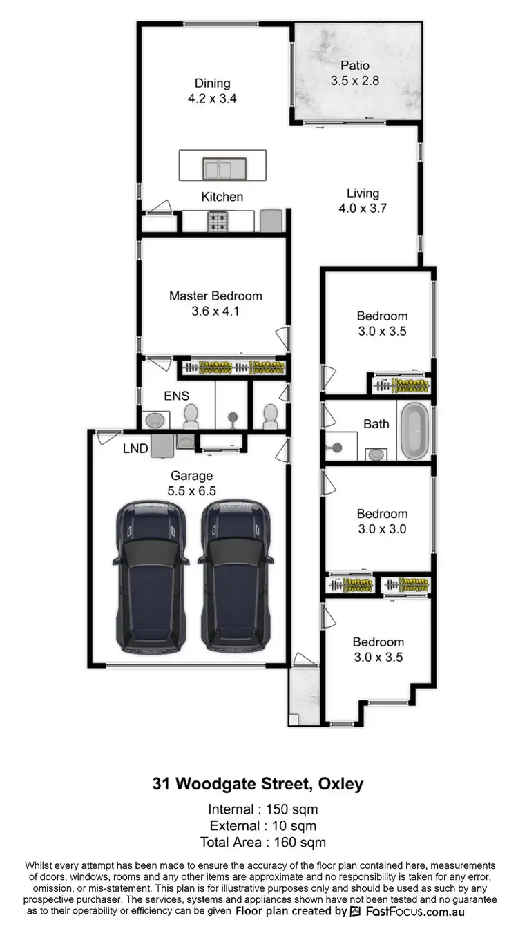 Floorplan of Homely house listing, 31 Woodgate Street, Oxley QLD 4075