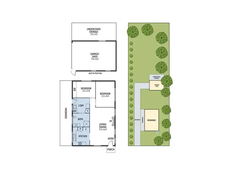 Floorplan of Homely house listing, 10 Withers Street, Longwood VIC 3665
