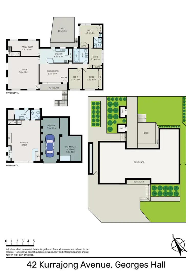 Floorplan of Homely house listing, 42 Kurrajong Avenue, Georges Hall NSW 2198