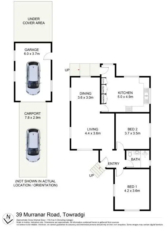 Floorplan of Homely house listing, 39 Murranar Road, Towradgi NSW 2518
