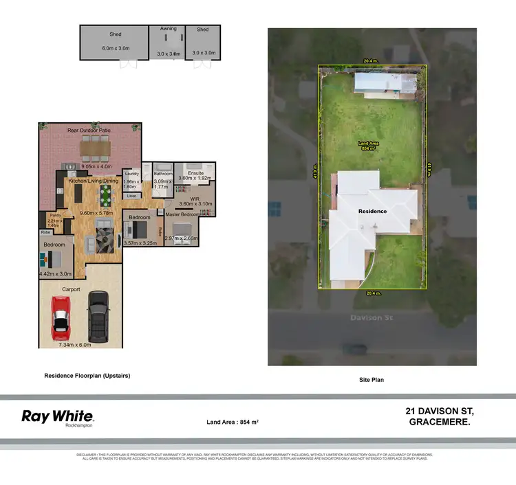 Floorplan of Homely house listing, 21 Davison Street, Gracemere QLD 4702