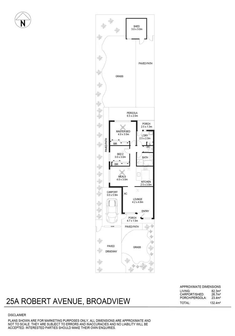 Floorplan of Homely house listing, 25A Robert Avenue, Broadview SA 5083