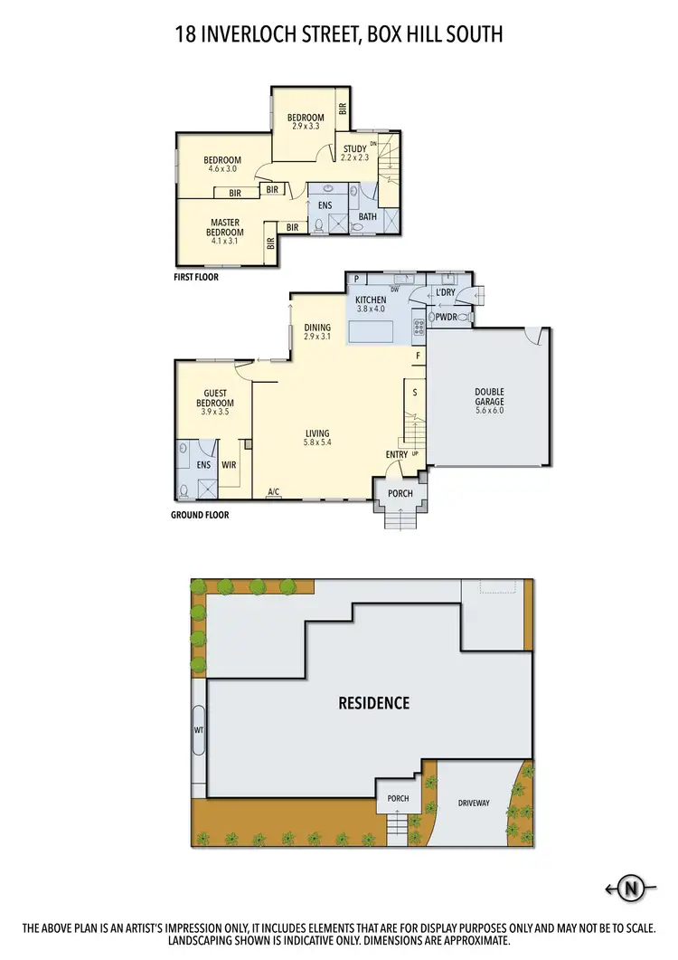 Floorplan of Homely house listing, 18 Inverloch Street, Box Hill South VIC 3128