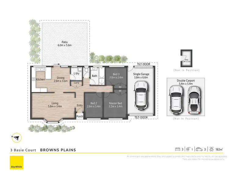 Floorplan of Homely house listing, 3 Basie Court, Browns Plains QLD 4118