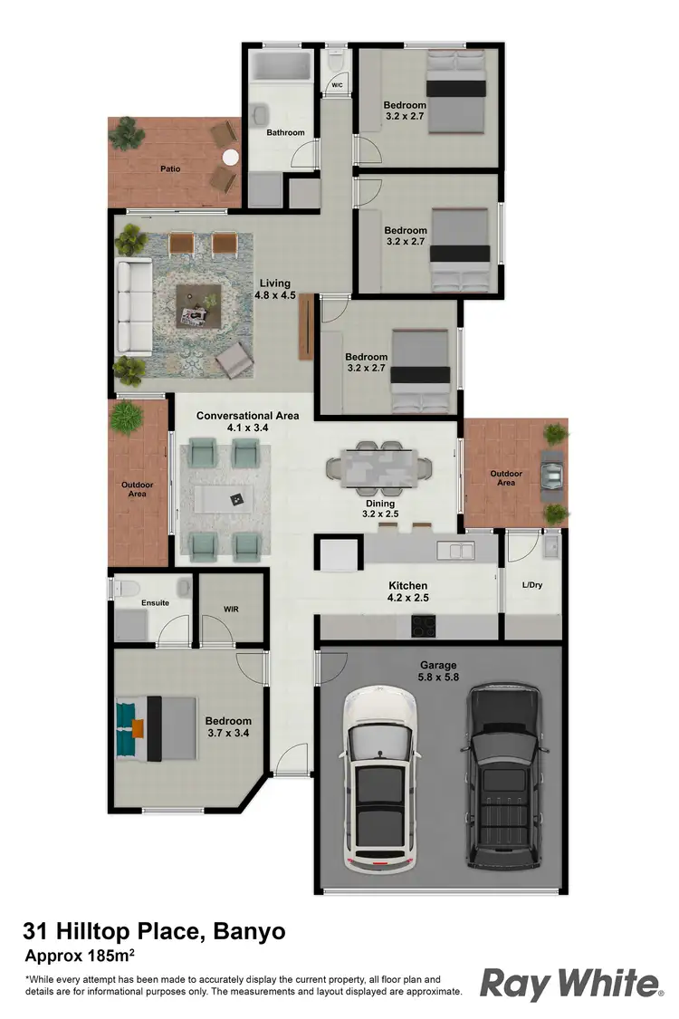 Floorplan of Homely house listing, 31 Hilltop Place, Banyo QLD 4014