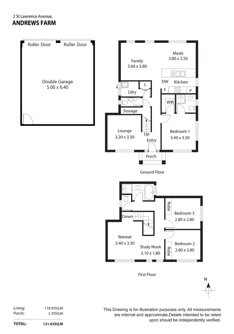 Floorplan of Homely house listing, 2 St Lawrence Avenue, Andrews Farm SA 5114