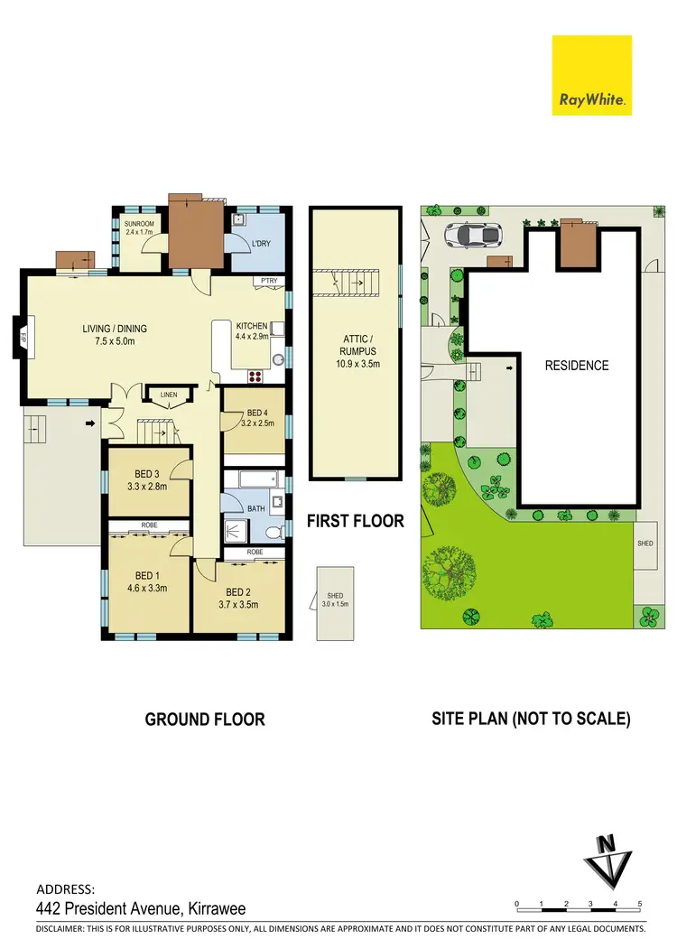 Floorplan of Homely house listing, 442 President Avenue, Kirrawee NSW 2232