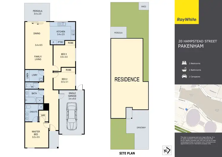 Floorplan of Homely house listing, 20 Hampstead Street, Pakenham VIC 3810