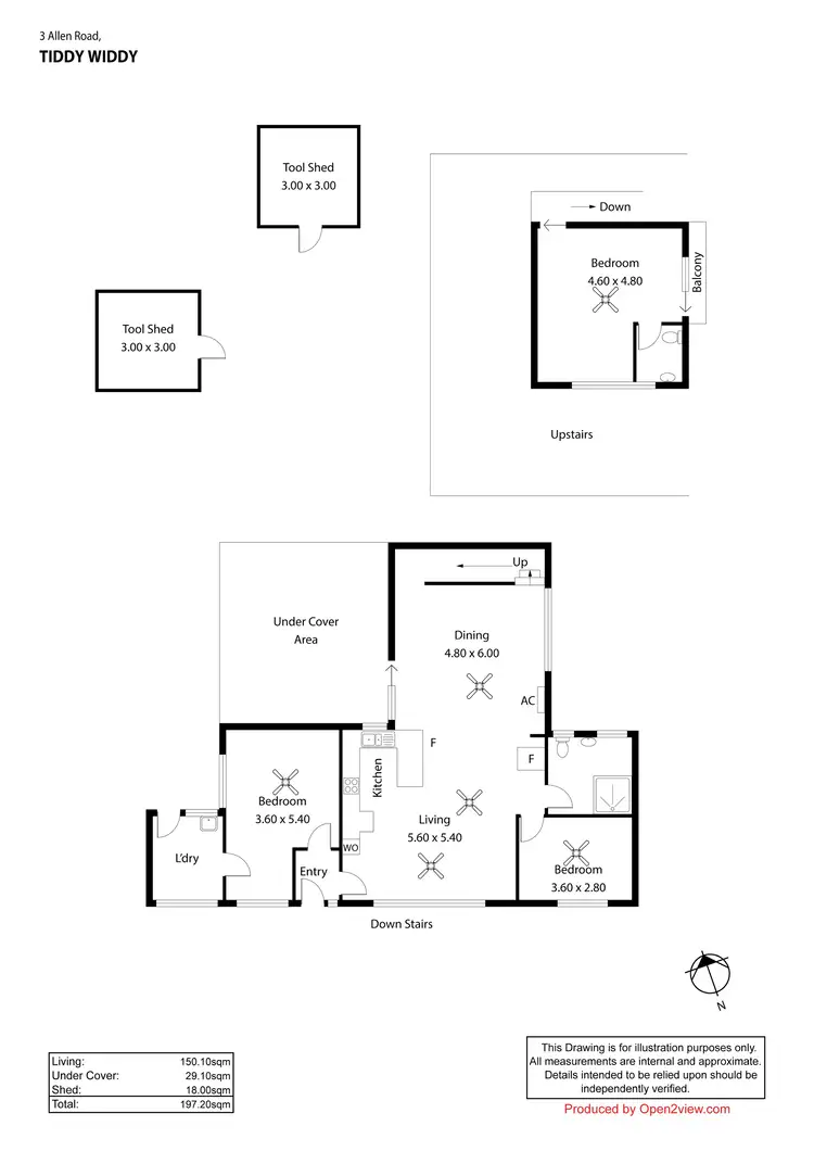 Floorplan of Homely house listing, 3 Allen Road, Tiddy Widdy Beach SA 5571