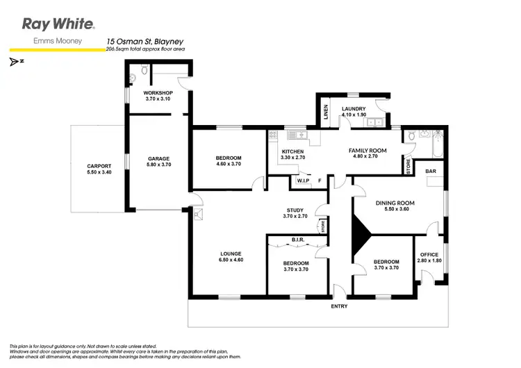 Floorplan of Homely house listing, 15 Osman Street, Blayney NSW 2799