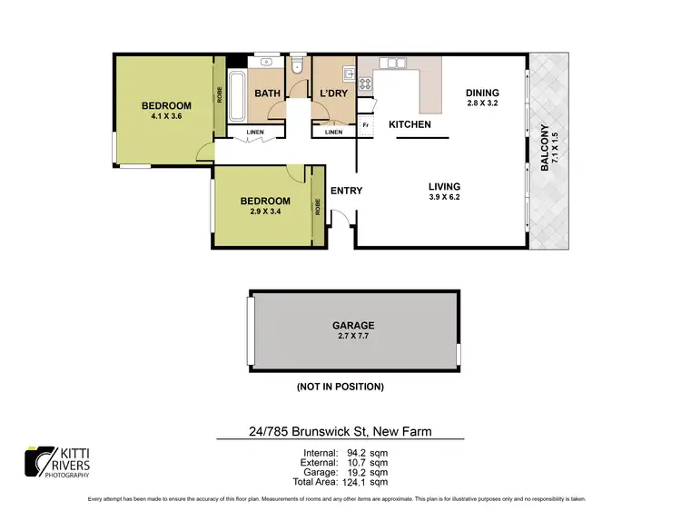 Floorplan of Homely apartment listing, 24/785 Brunswick Street, New Farm QLD 4005