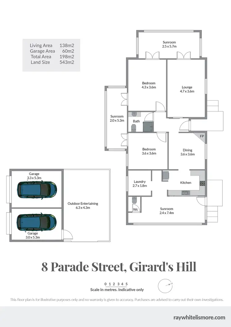 Floorplan of Homely house listing, 8 Parade Street, Girards Hill NSW 2480