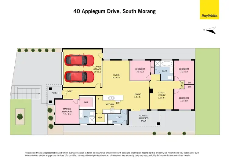 Floorplan of Homely house listing, 40 Applegum Drive, South Morang VIC 3752