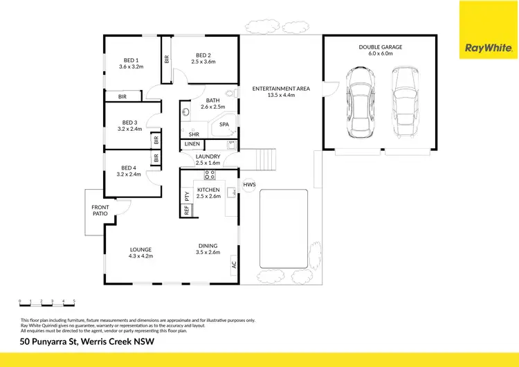 Floorplan of Homely house listing, 50 Punyarra Street, Werris Creek NSW 2341