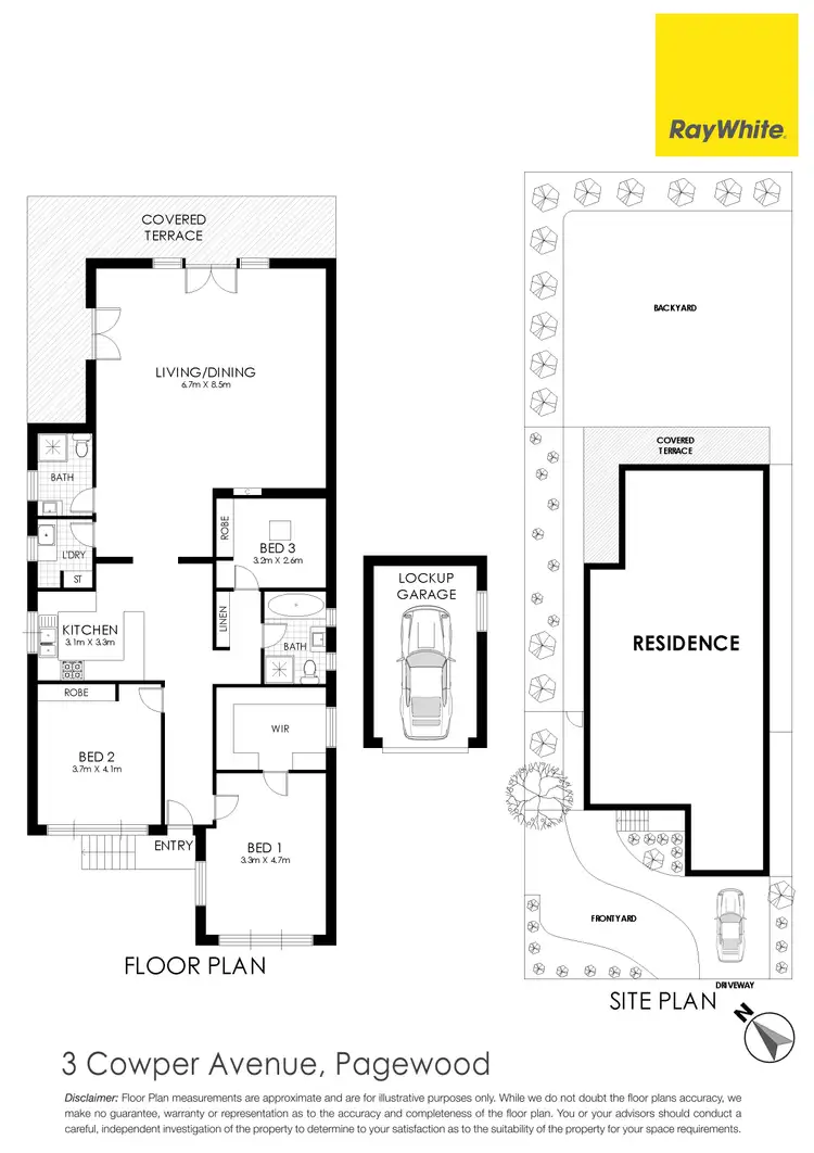 Floorplan of Homely house listing, 3 Cowper Avenue, Pagewood NSW 2035