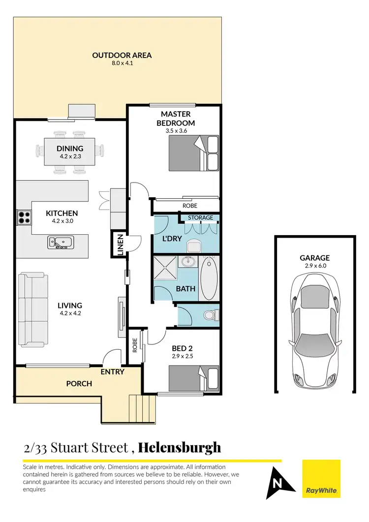 Floorplan of Homely villa listing, 2/33 Stuart Street, Helensburgh NSW 2508