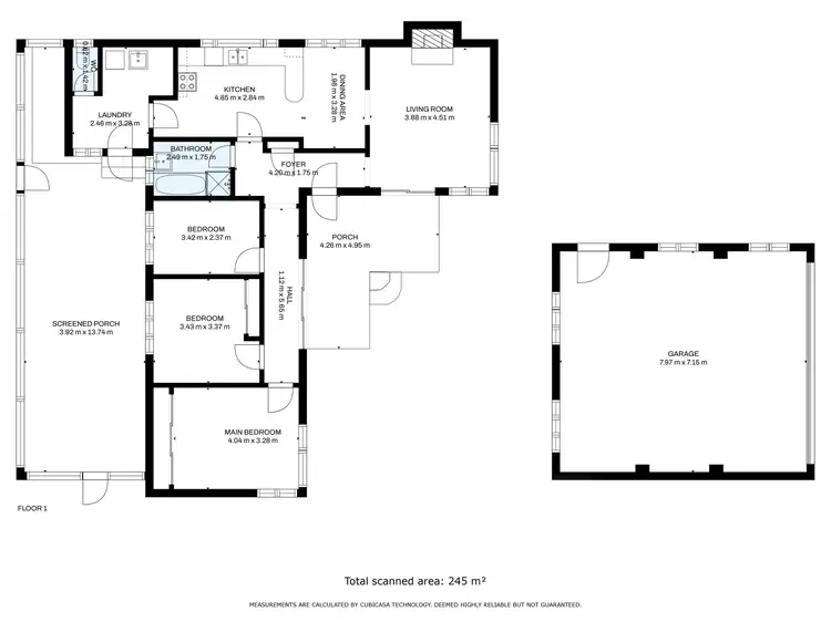 Floorplan of Homely house listing, 341 Wahroonga Road, Lavington NSW 2641