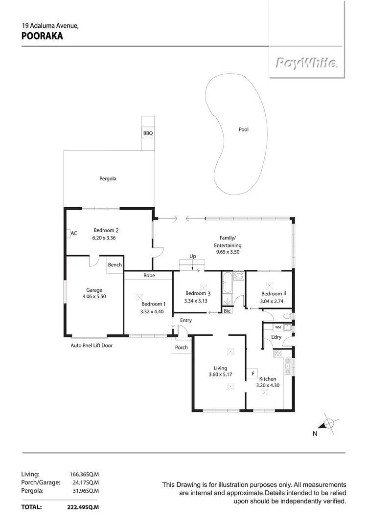 Floorplan of Homely house listing, 19 Adaluma Avenue, Pooraka SA 5095