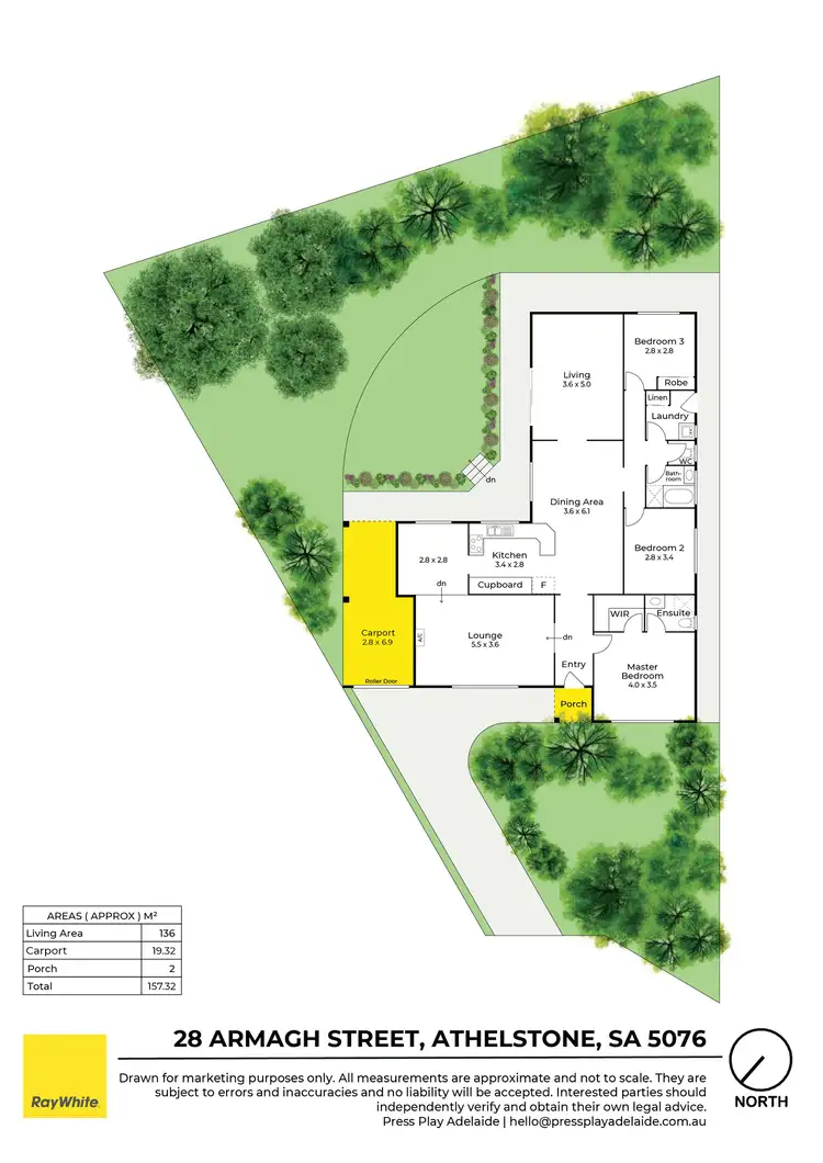 Floorplan of Homely house listing, 28 Armagh Street, Athelstone SA 5076