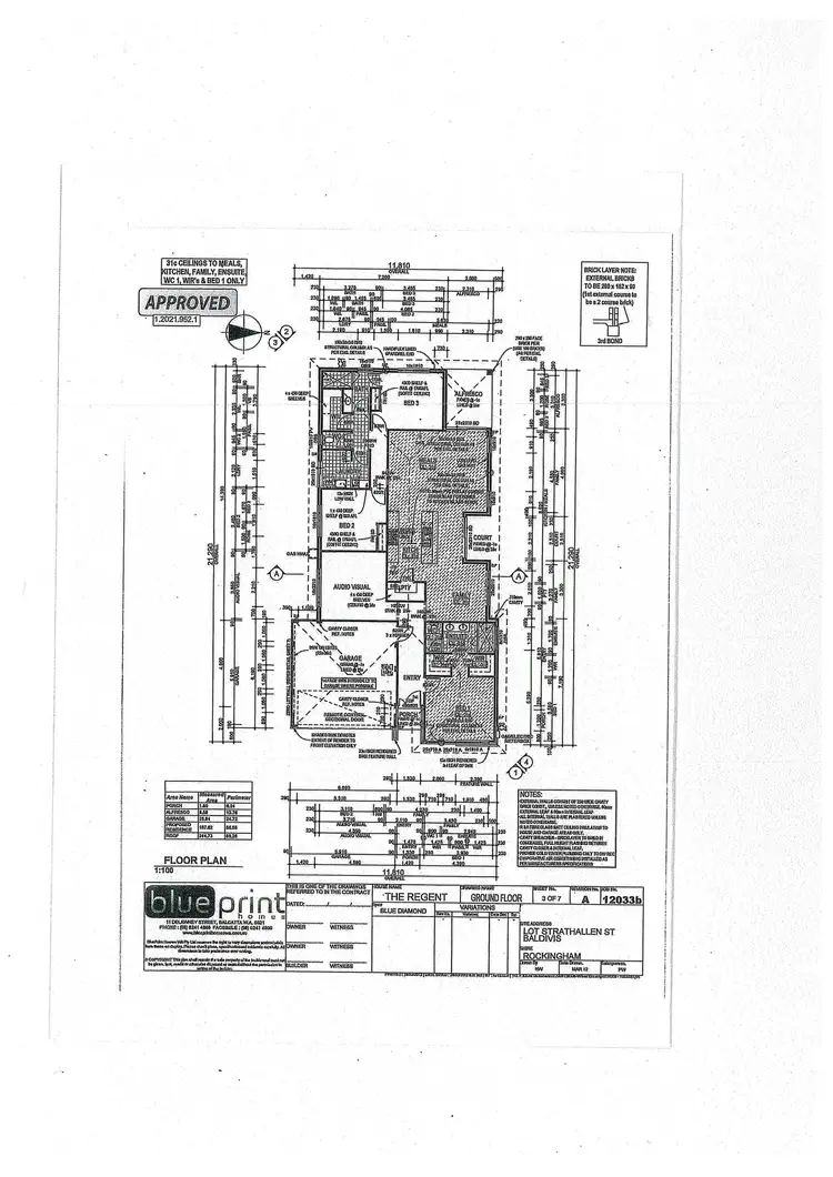 Floorplan of Homely house listing, 13 Strathallen Street, Baldivis WA 6171