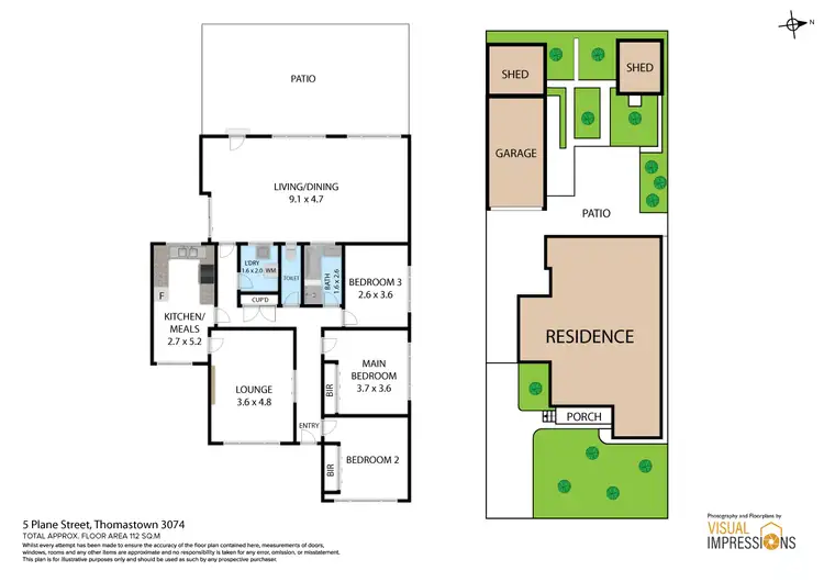 Floorplan of Homely house listing, 5 Plane Street, Thomastown VIC 3074