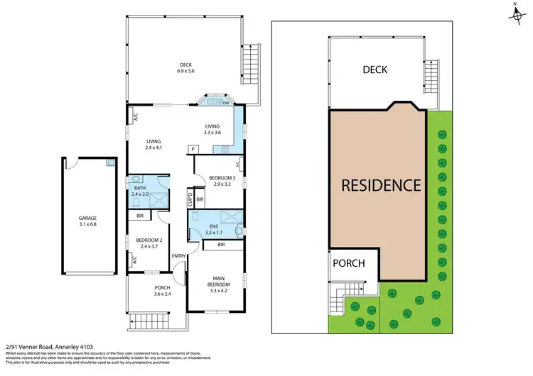 Floorplan of Homely unit listing, 2/91 Venner Road, Annerley QLD 4103