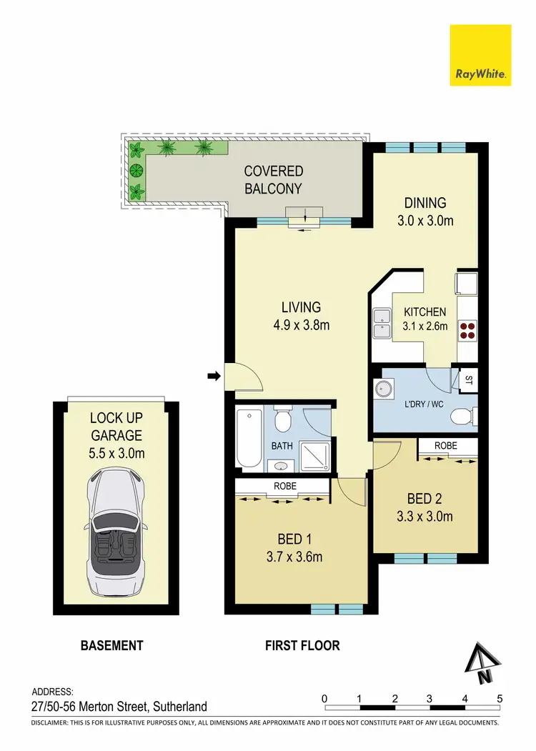 Floorplan of Homely apartment listing, 27/50-56 Merton Street, Sutherland NSW 2232