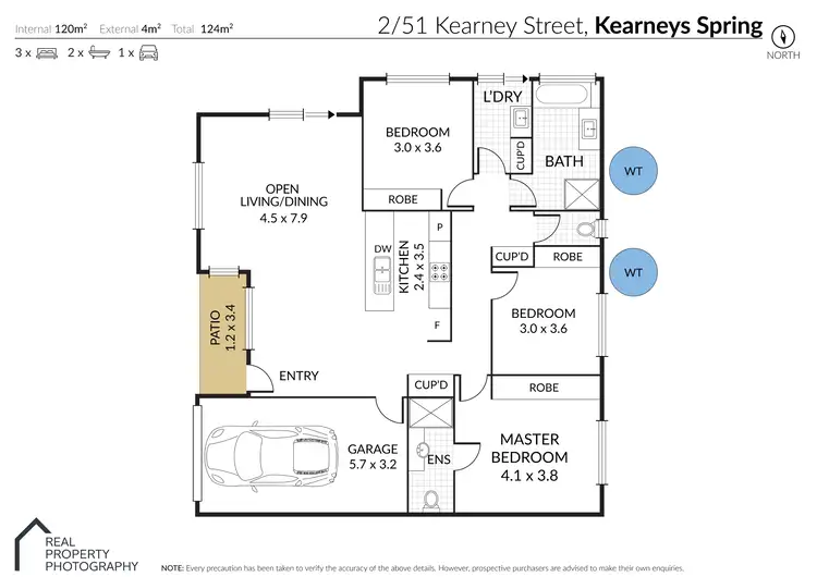 Floorplan of Homely house listing, 2/51 Kearney Street, Kearneys Spring QLD 4350