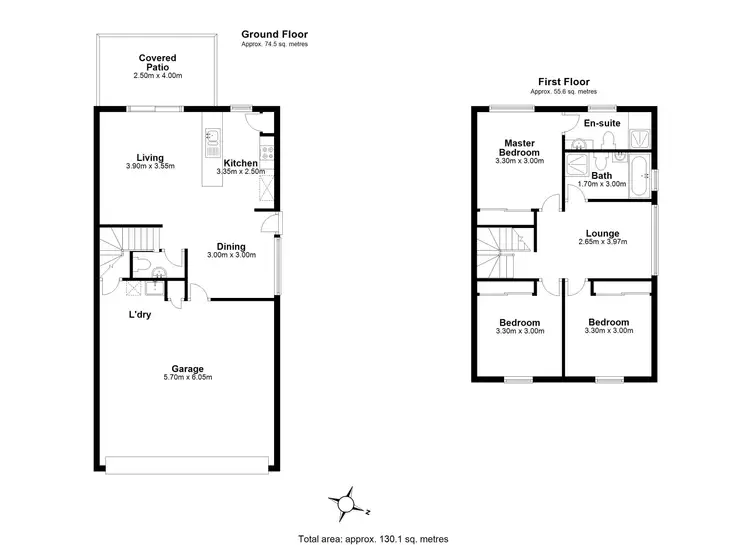 Floorplan of Homely townhouse listing, 2/8 Kokuso Place, Doolandella QLD 4077