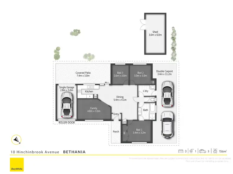 Floorplan of Homely house listing, 10 Hinchinbrook Avenue, Bethania QLD 4205