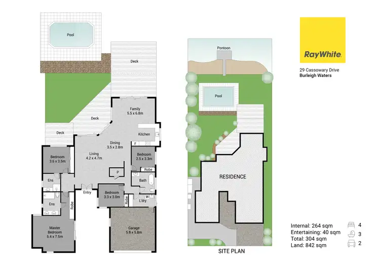 Floorplan of Homely house listing, 29 Cassowary Drive, Burleigh Waters QLD 4220