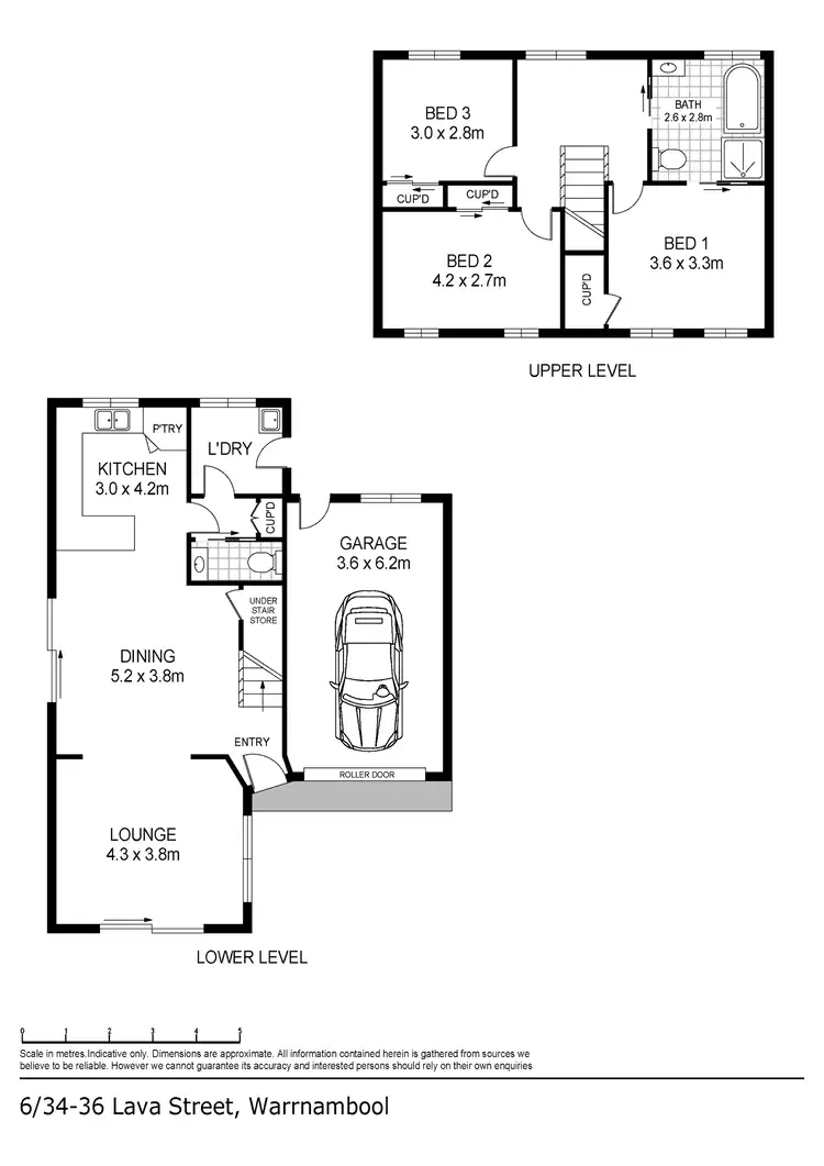 Floorplan of Homely house listing, 6/34-36 Lava Street, Warrnambool VIC 3280