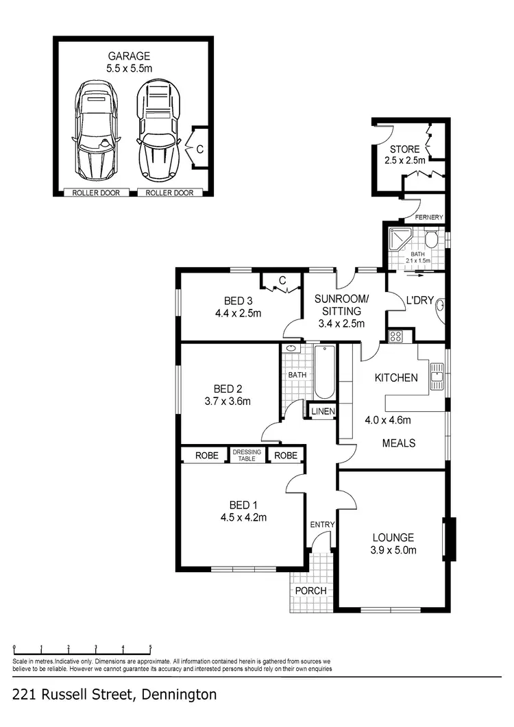 Floorplan of Homely house listing, 221 Russell Street, Warrnambool VIC 3280