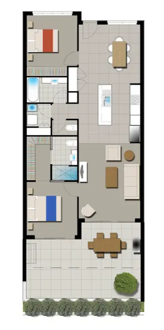 Floorplan of Homely unit listing, 42/67 Regatta Boulevard, Birtinya QLD 4575