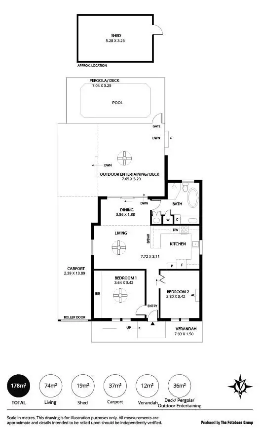 Floorplan of Homely house listing, 6 Ayr Street, Semaphore Park SA 5019