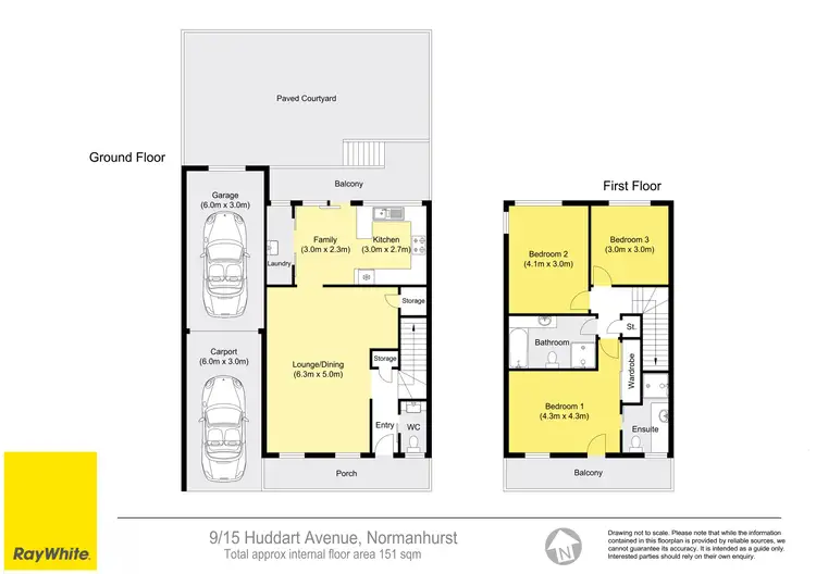 Floorplan of Homely townhouse listing, 9/15 Huddart Avenue, Normanhurst NSW 2076