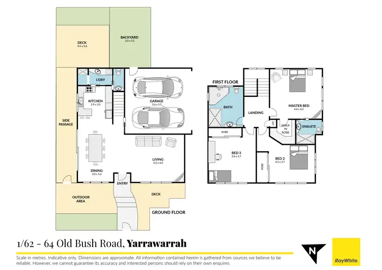 Floorplan of Homely townhouse listing, 1/62-64 Old Bush Road, Yarrawarrah NSW 2233