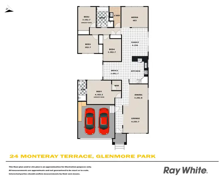 Floorplan of Homely house listing, 24 Monteray Terrace, Glenmore Park NSW 2745