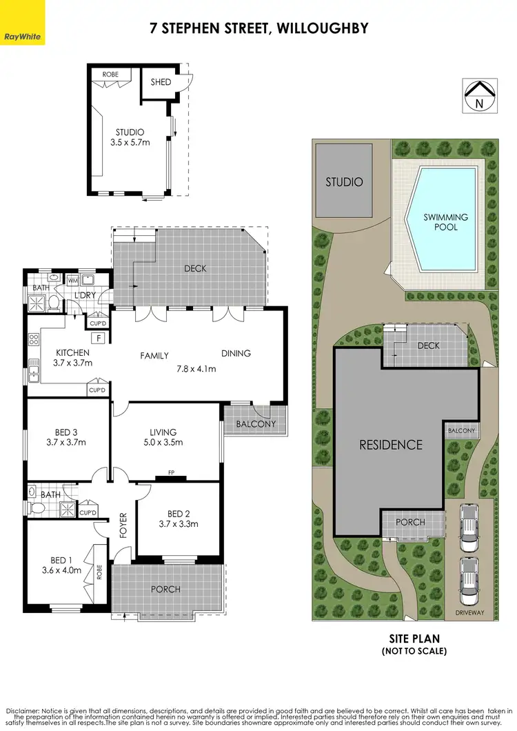 Floorplan of Homely house listing, 7 Stephen Street, Willoughby NSW 2068