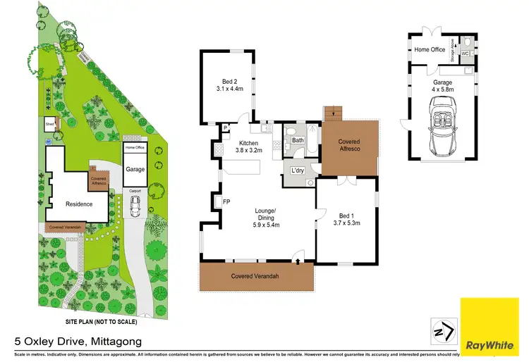 Floorplan of Homely house listing, 5 Oxley Drive, Mittagong NSW 2575
