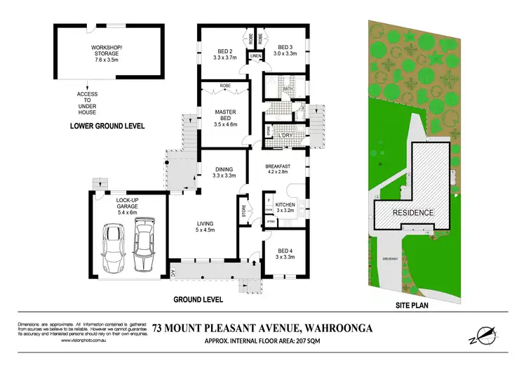 Floorplan of Homely house listing, 73 Mount Pleasant Avenue, Wahroonga NSW 2076