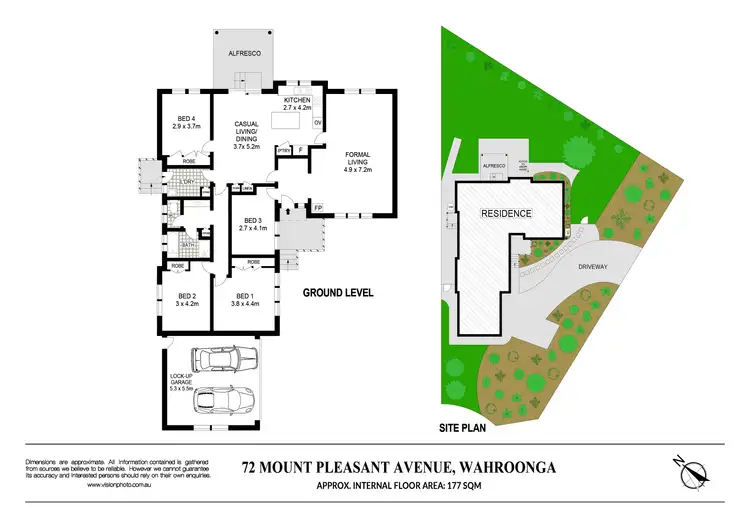 Floorplan of Homely house listing, 72 Mount Pleasant Avenue, Wahroonga NSW 2076