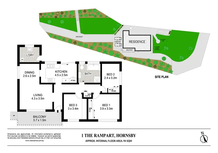Floorplan of Homely house listing, 1 The Rampart, Hornsby NSW 2077