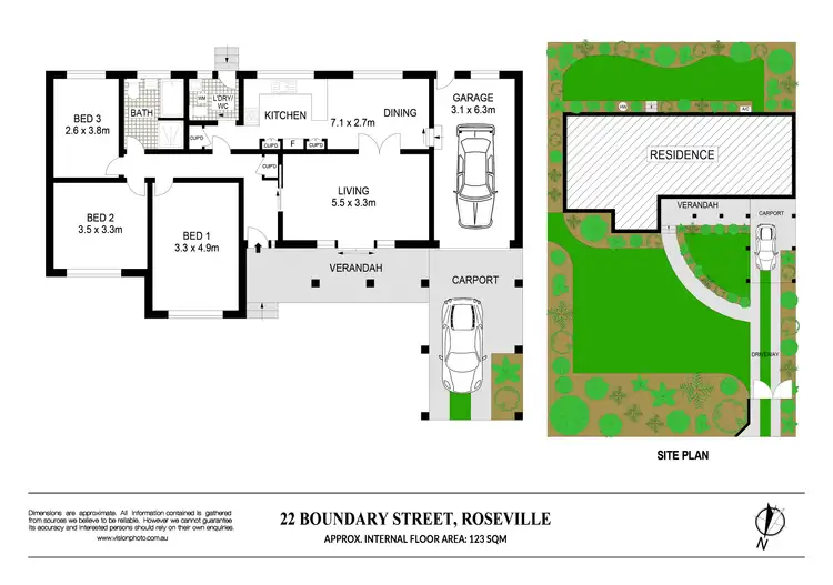 Floorplan of Homely house listing, 22 Boundary Street, Roseville NSW 2069