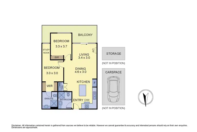 Floorplan of Homely apartment listing, 301/233 Maroondah Highway, Ringwood VIC 3134