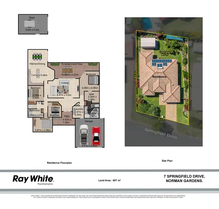 Floorplan of Homely house listing, 7 Springfield Drive, Norman Gardens QLD 4701