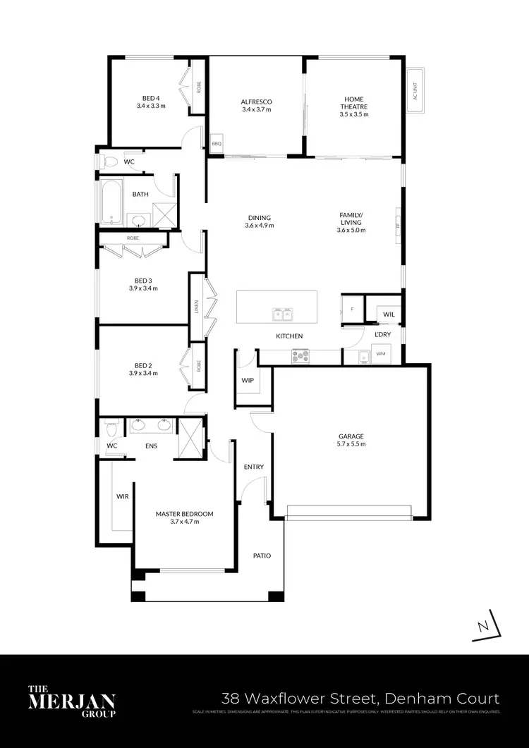 Floorplan of Homely house listing, 38 Waxflower Street, Denham Court NSW 2565