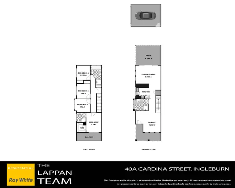 Floorplan of Homely house listing, 40a Carinda Street, Ingleburn NSW 2565