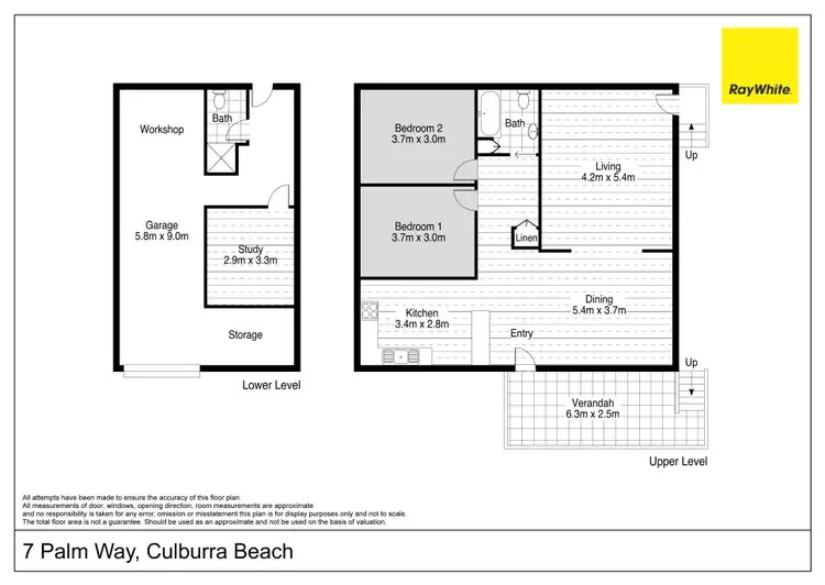 Floorplan of Homely house listing, 7 Palm Way, Culburra Beach NSW 2540