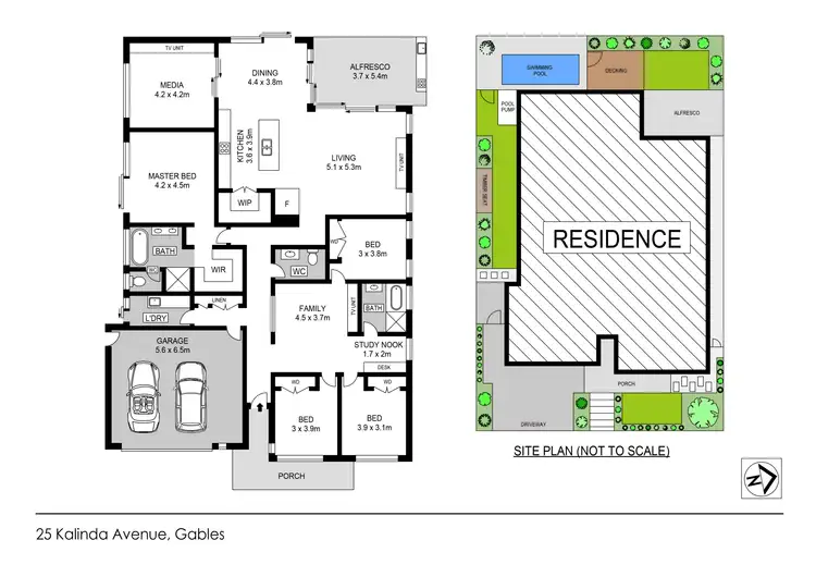 Floorplan of Homely house listing, 25 Kalinda Avenue (Gables), Box Hill NSW 2765